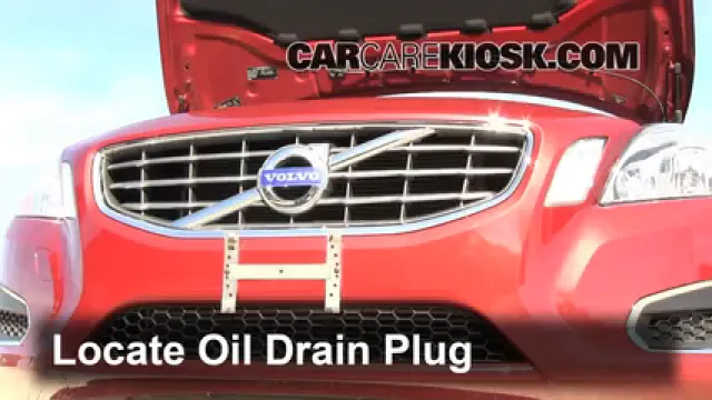 2012 Volvo S60 T5 2.5L 5 Cyl. Turbo Huile Changer l'huile et le filtre à huile